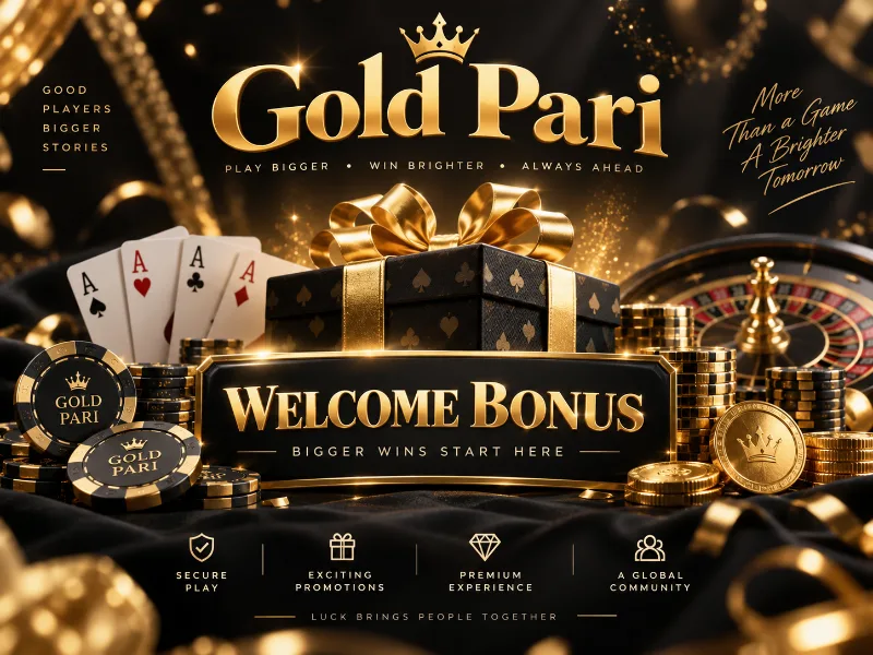 Sports and casino sections in the Gold Pari overview